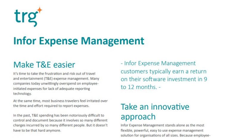 Infor Expense Management 2
